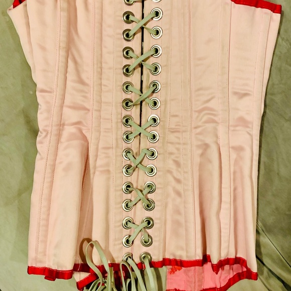 Pink Pleated Intimates Corset - Picture 2 of 2